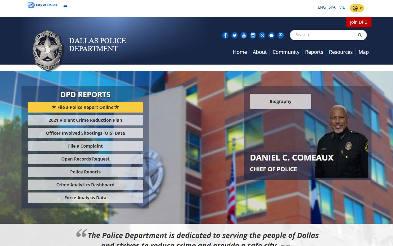 Dallas court records portal screenshot