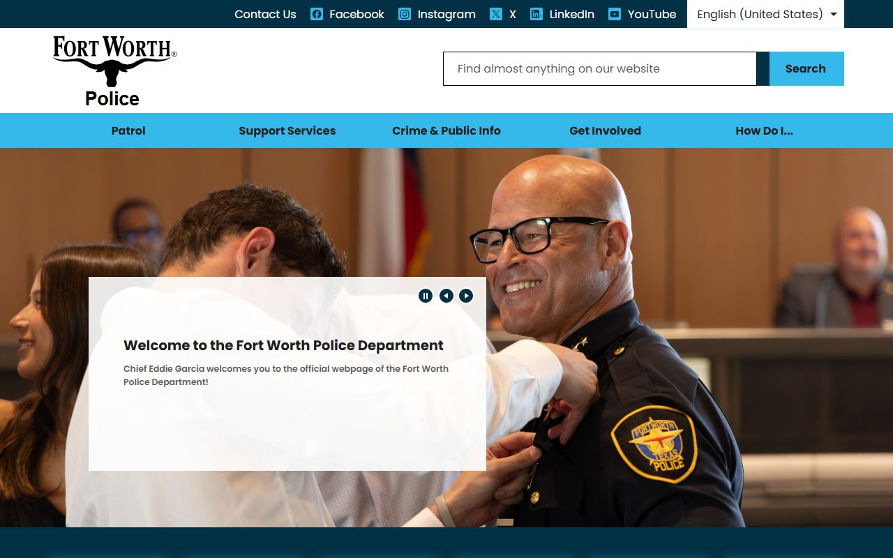 Fort Worth court records portal screenshot
